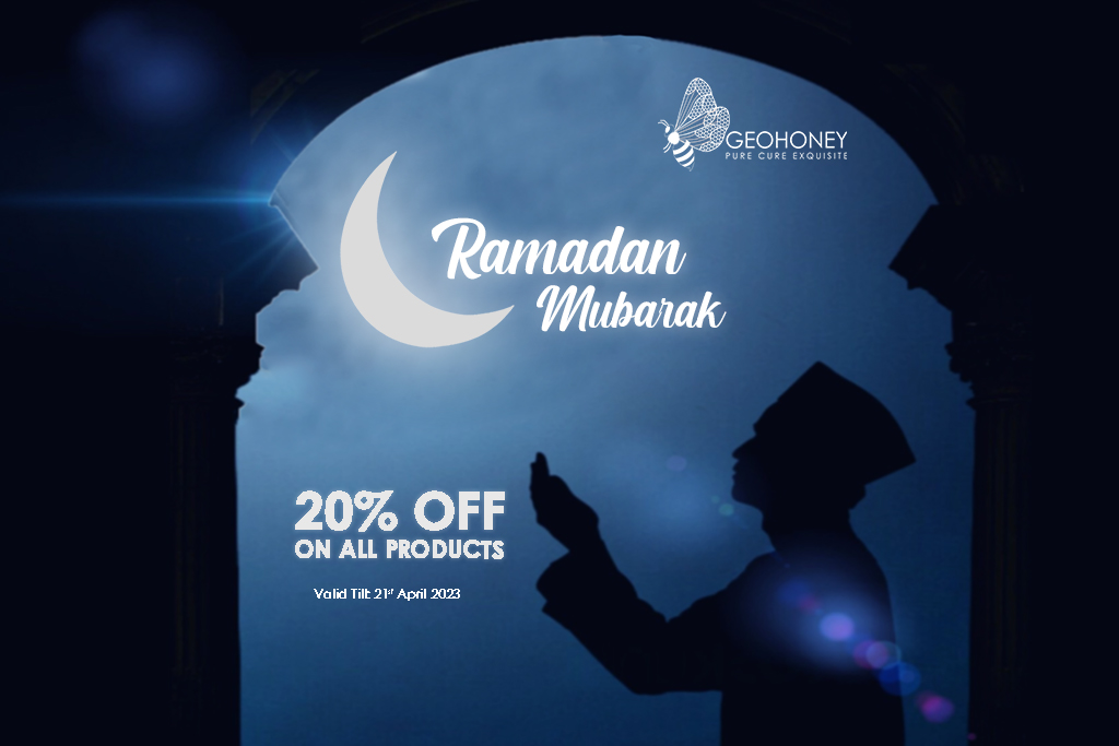 Geohoney Celebrates Ramadan with 20% Off on Pure and Natural Honey Products
